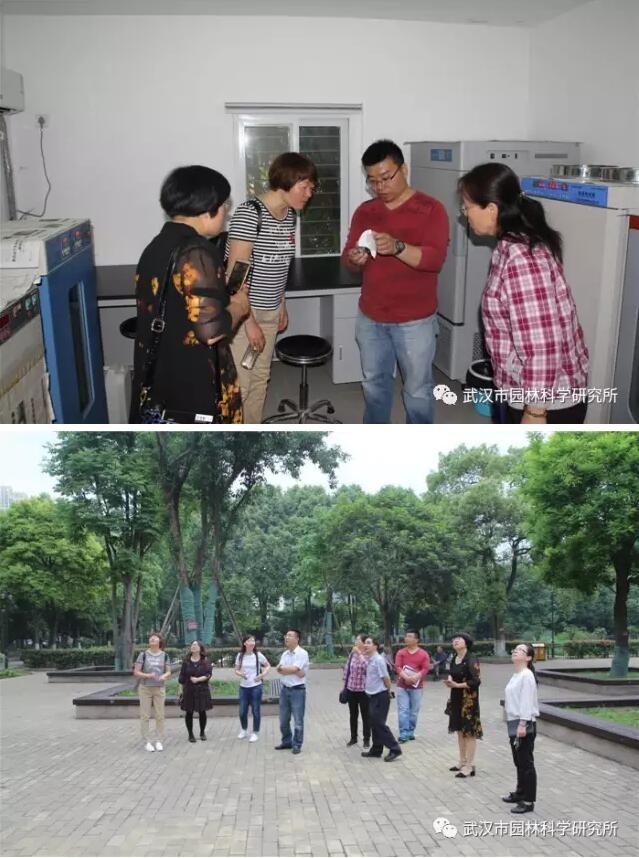 河北省沧州市园林绿化局考察团来我所参观学习