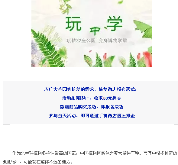 武汉这个公园偏藏奇花异草，周末带你探访这群植物界的远古来客！