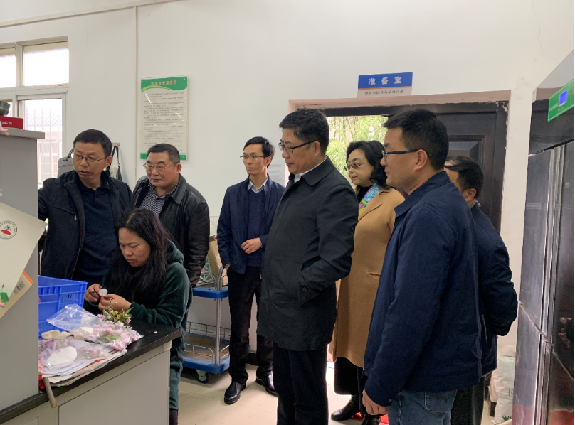 局领导陪同市发改委调研市园科院