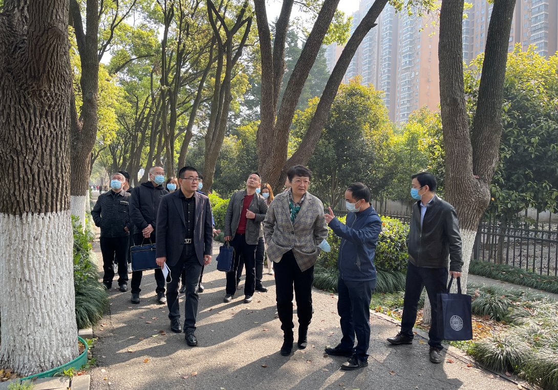 吴俊勤书记到市园科院调研